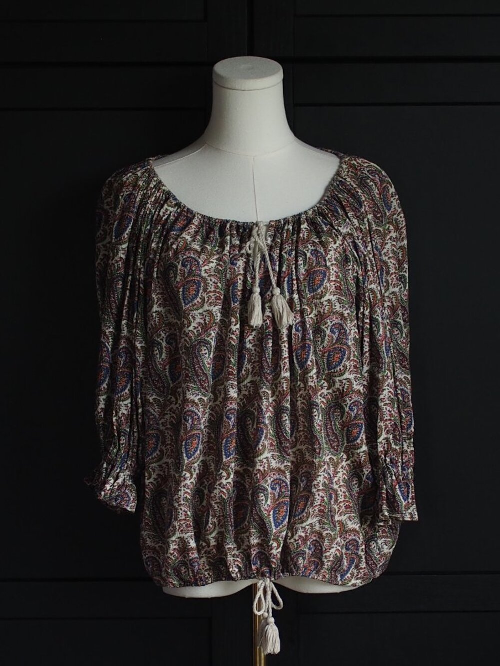 Denim & Supply Ralph Lauren | Paisley Boho Peasant Blouse